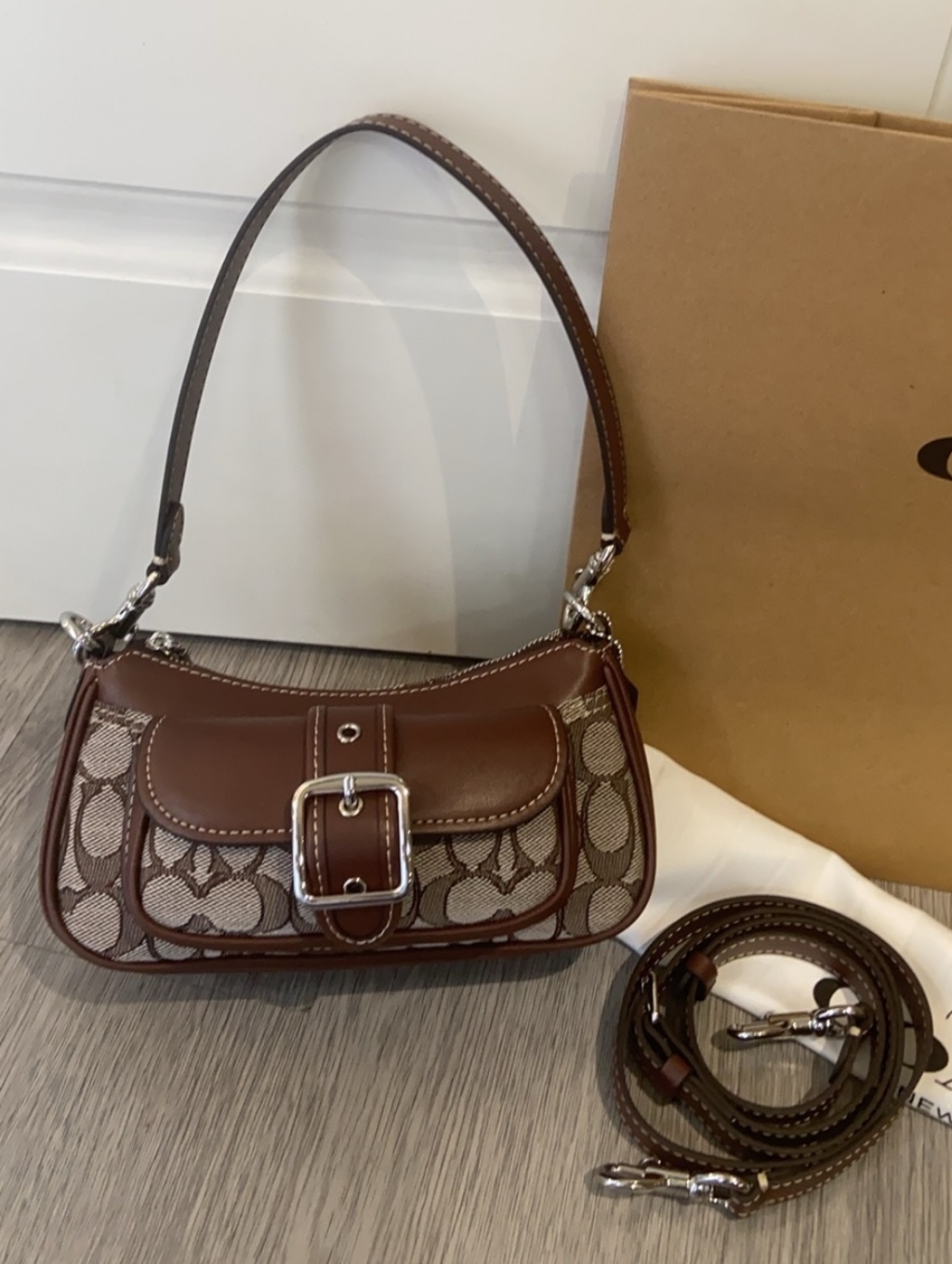 Coach Soho Cdb13 Brown Shoulder Bag